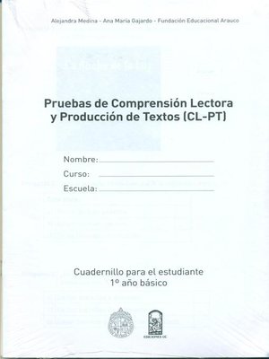 cover image of Cuadernillos (CL-PT) 1º Año Básico